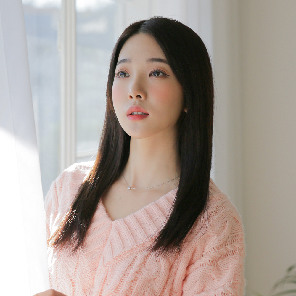 인모 헤어피스 붙임머리 부분 가발 숱 보충용 9피스 이미지 3