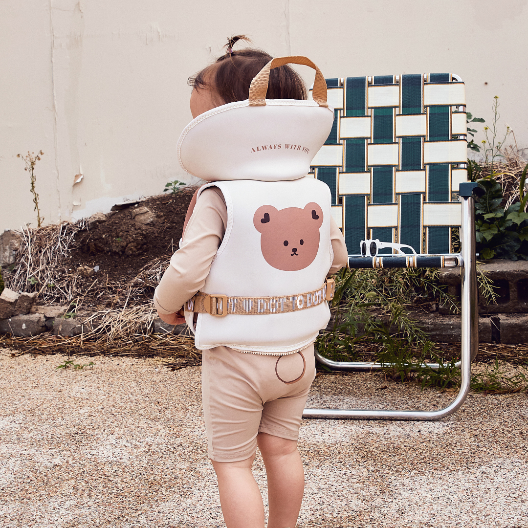 아가드x돗투돗 유아 구명 조끼 S 돗람이 돌 아기 팬티 분리형 물놀이 용품