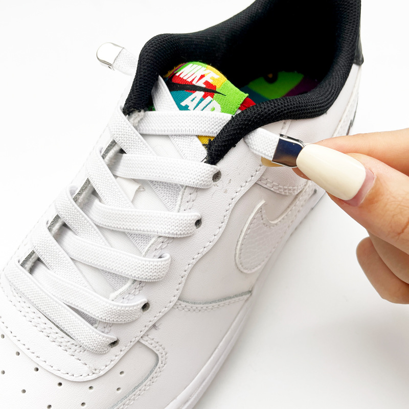 [브로키] 신발끈 클립 매듭없는 고무줄 운동화끈