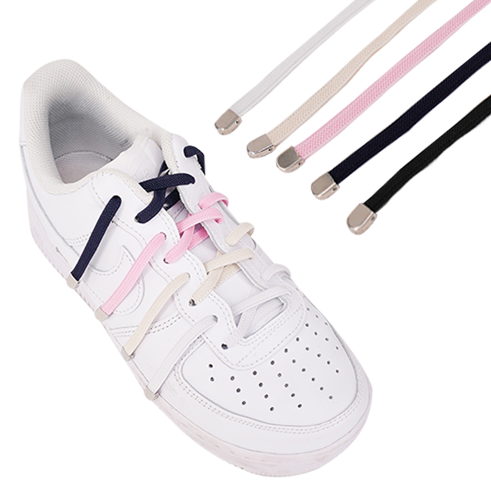 [브로키] 신발끈 클립 매듭없는 고무줄 운동화끈