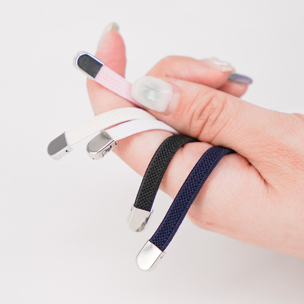 [브로키] 신발끈 클립 매듭없는 고무줄 운동화끈