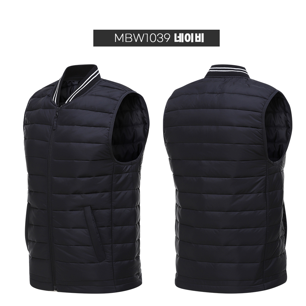 마스터베어 어반웜 V3 남성 경량패딩 풀집업 골프조끼 MBW1039 - 상세 이미지 3