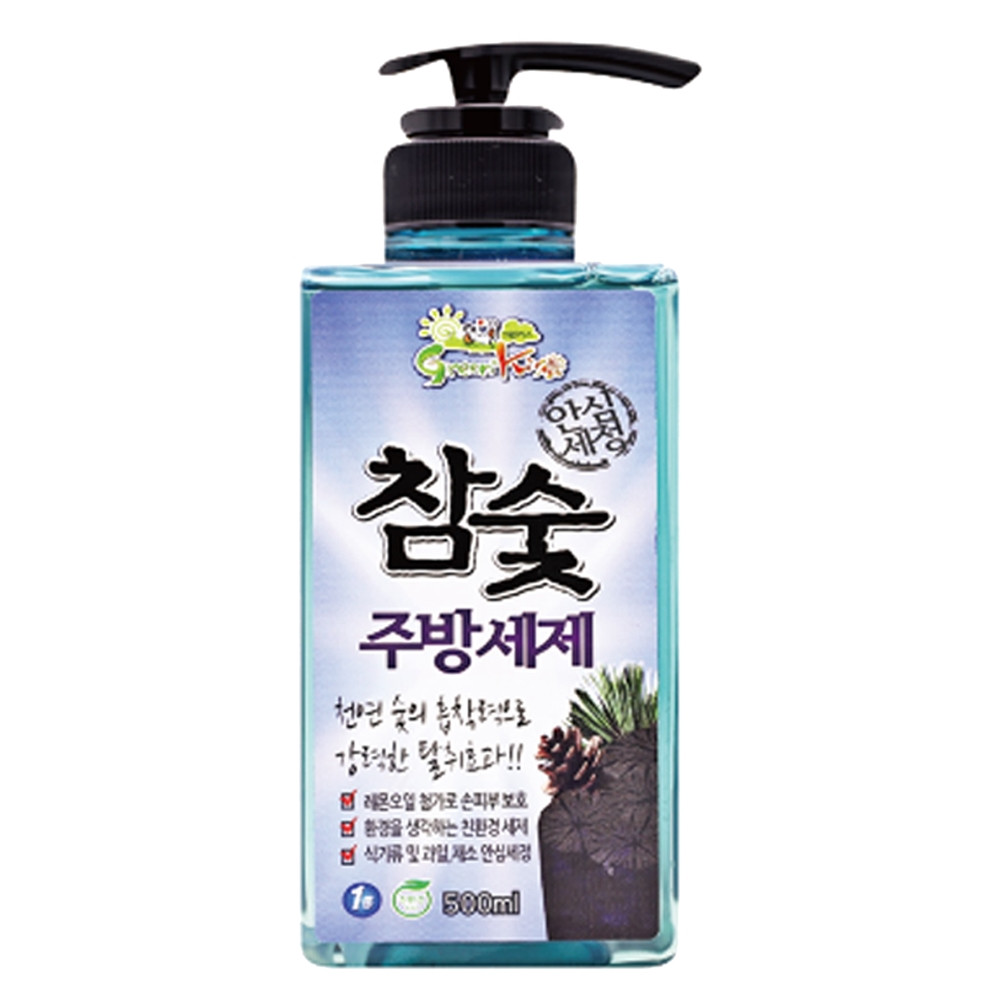형원 참숯 주방세제 천연재료 친환경 안심세제500ml