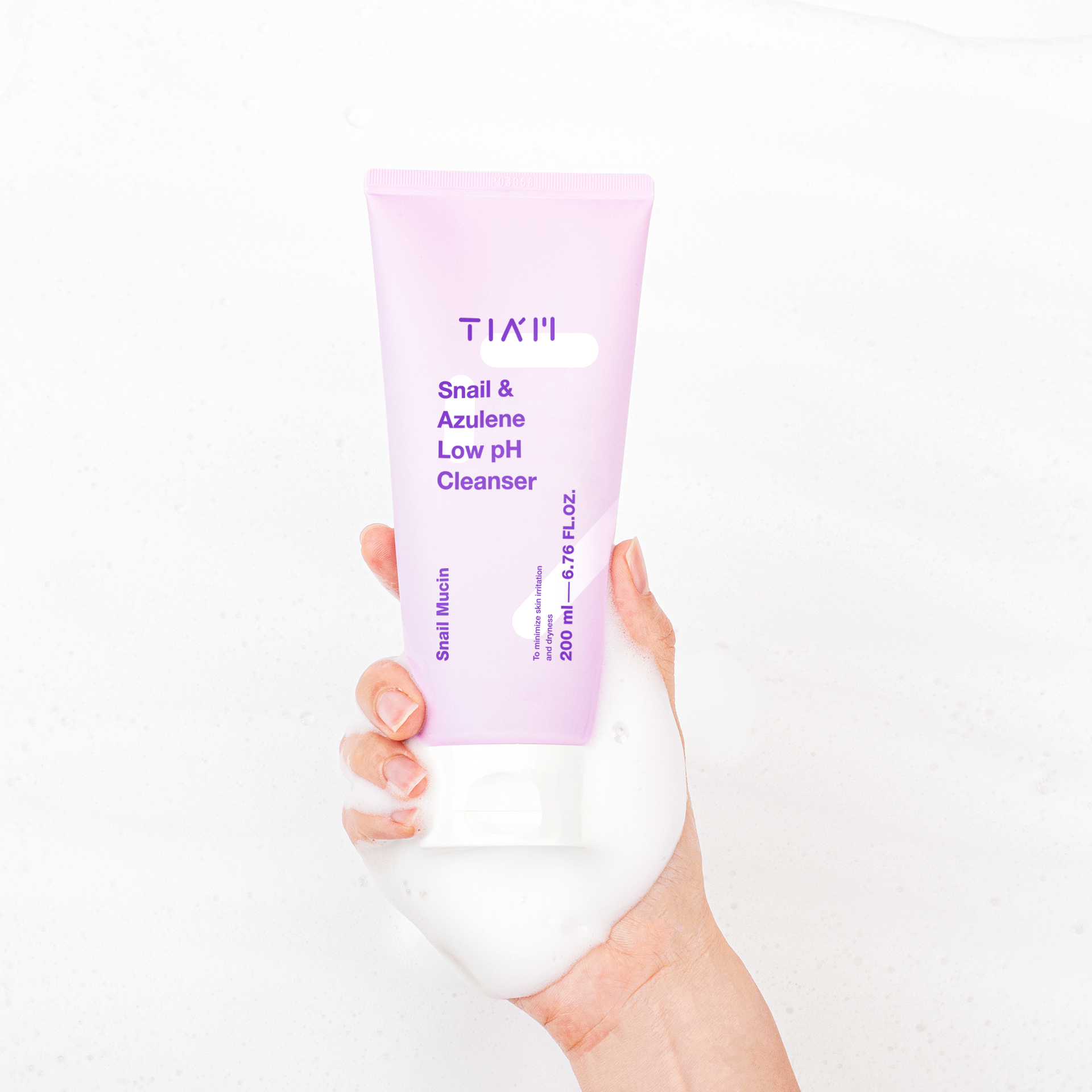 티암 스네일 & 아줄렌 약산성 클렌저 200ml / 저자극 민감피부 예민피부 진정 젤 클렌징 이미지 6