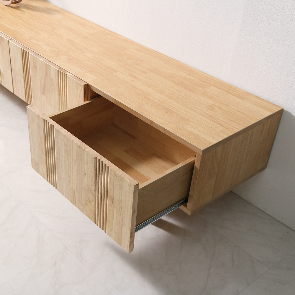 프레비아 75인치 85인치 티비장 북유럽원목거실장 tv다이서랍장