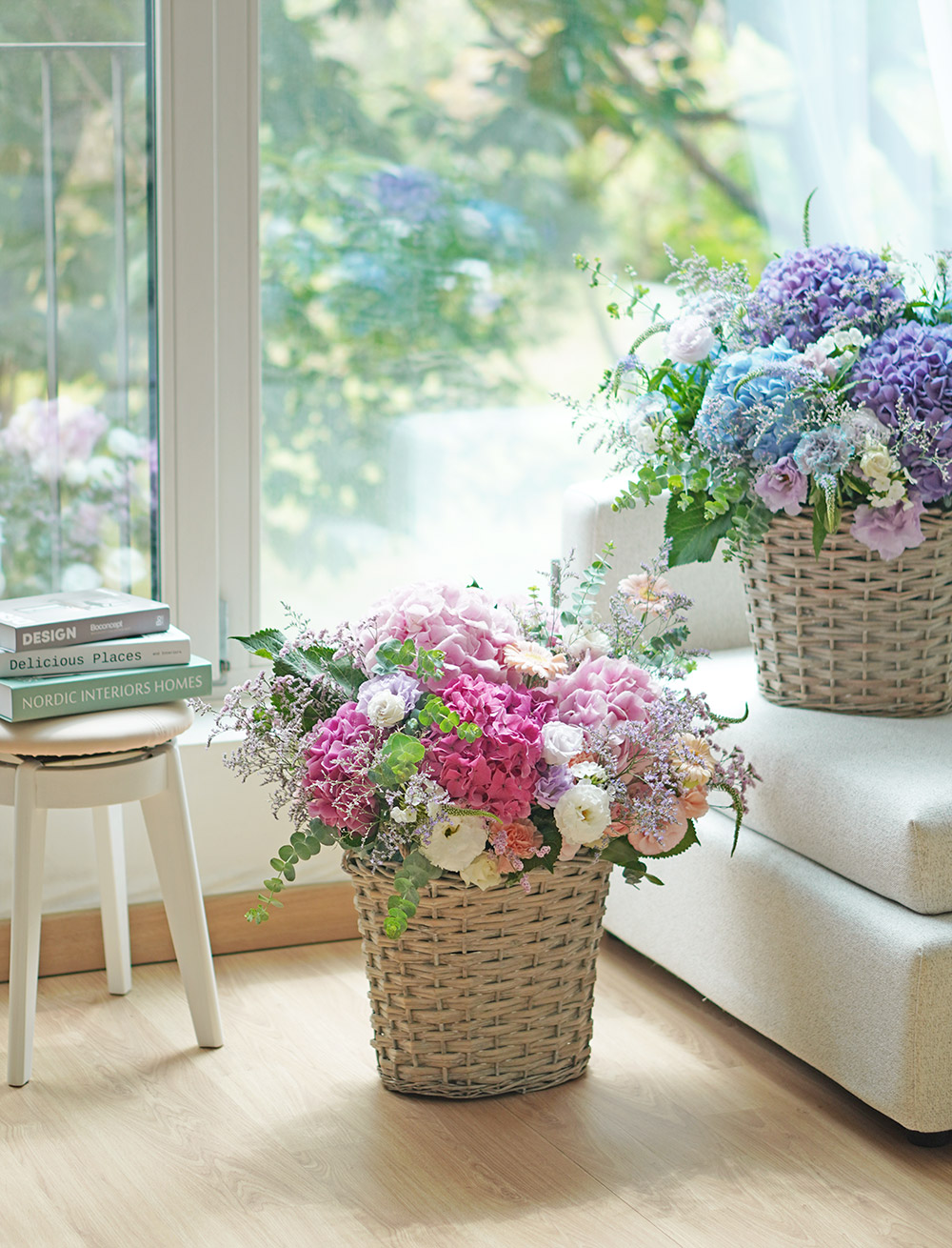 꽃바구니 생일 꽃다발 축하 선물 기념일 꽃배달 생화택배