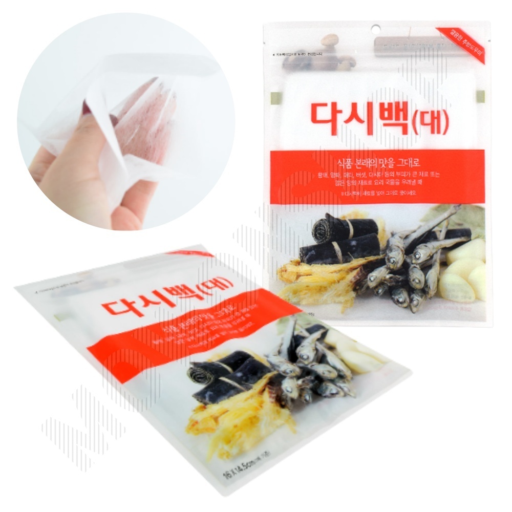 차우림망 다시팩 티백 육수 주머니 공티백 다시백 육수망 대형 - 상품 이미지