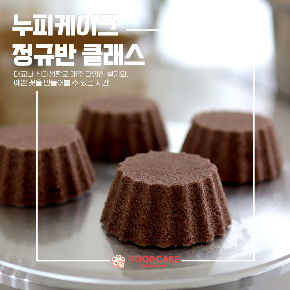 [누피케이크] 정규반 클래스 앙금플라워케이크