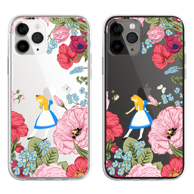 앨리스 공주 플라워 투명 젤리 케이스 - 상품 이미지