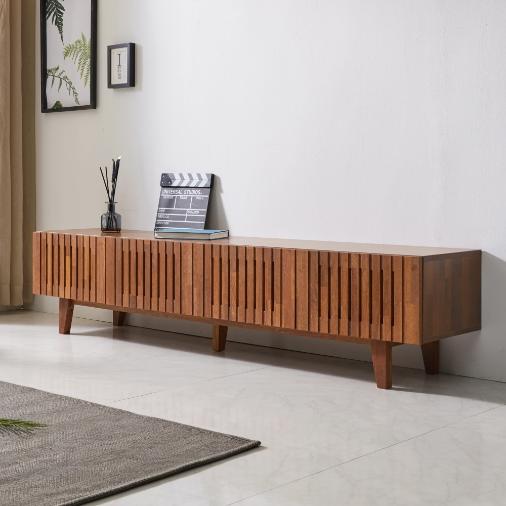 루체른 원목거실장 75인치 85인치 티비장 티비선반 tv장식장