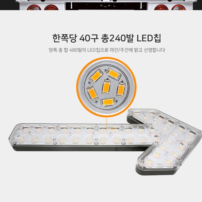 차량용싸인보드 24v경광등 작업반경내 접근금지 도로차단표지판 고속도로통제 교통안전차량유도 이미지 8