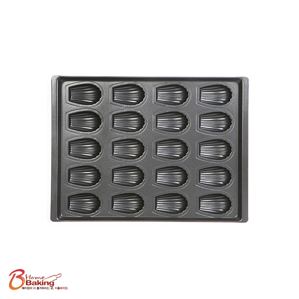 우녹스오븐전용마들렌틀20구 베이킹틀 홈베이킹틀 마드렌느틀 마드렌느팬 업소용마들렌팬