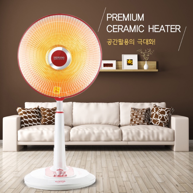 선풍기형 히터 사무실 온열기 가정용 온열기 거실 난방 선풍기 난로