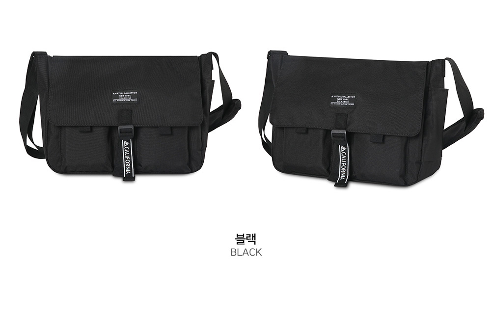 큰 캐주얼 메신저백 남학생 여학생 옆으로매는 책가방 학원 크로스백 대학생 빅 메신져 가방 - 상세 이미지 2