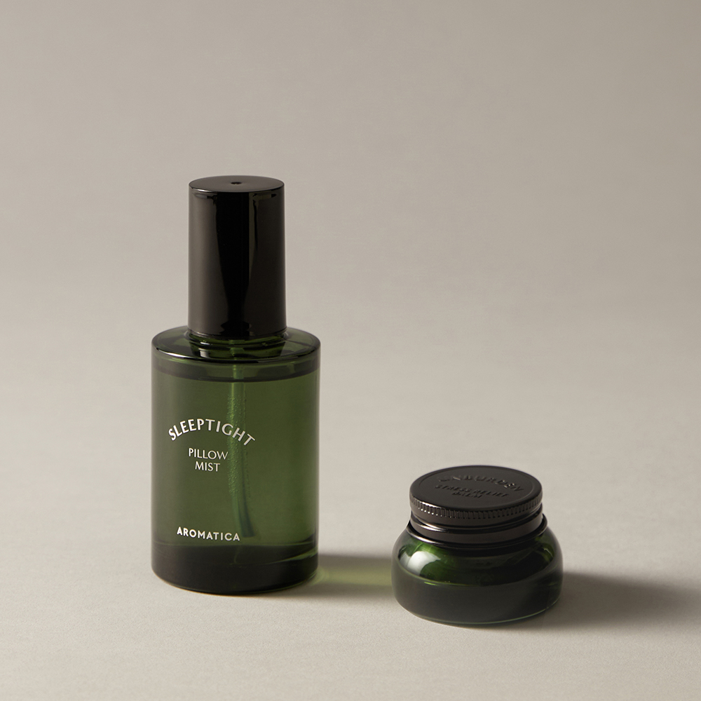 아로마티카 슬립타이트 필로우 미스트 & 언버든 스트레스 릴리프 밤 2종 세트 제품 이미지