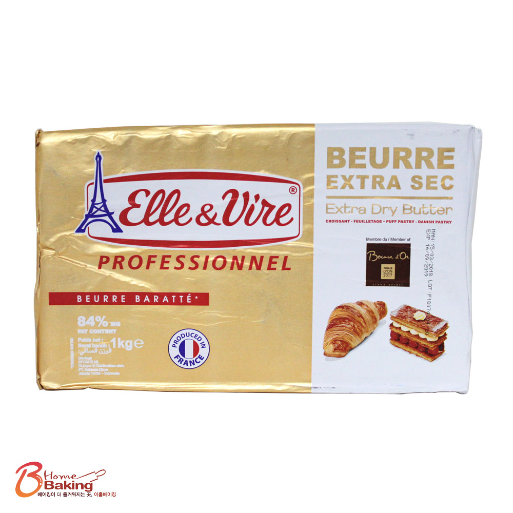 엘르앤비르엑스트라드라이버터1kg (아이스포장 별도구매 필수상품) 페스츄리 크로와상 몽블랑