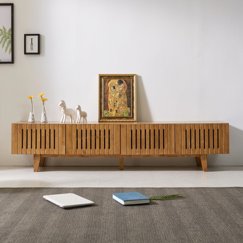 루체른 원목거실장 75인치 85인치 티비장 티비선반 tv장식장