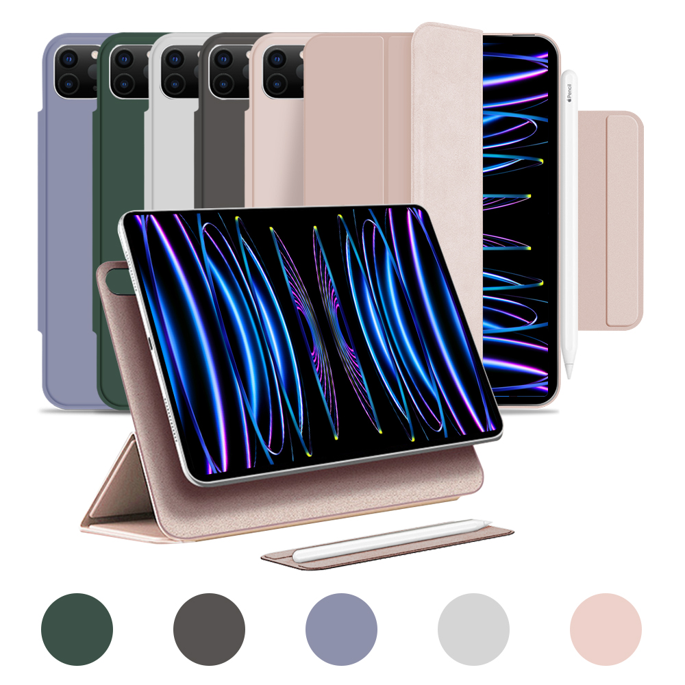 아이패드 프로 6세대 5세대 12.9인치 폴리오 스마트커버 애플펜슬 분리 수납 케이스