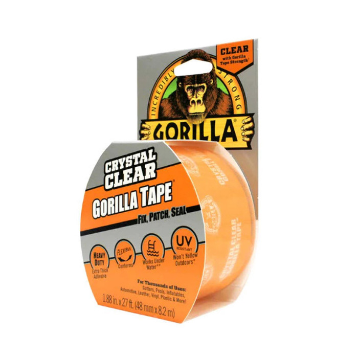 고릴라 테이프 초강력 보수 방수테이프 덕테이프 투명 (48mm x 8.2m) 제품 이미지