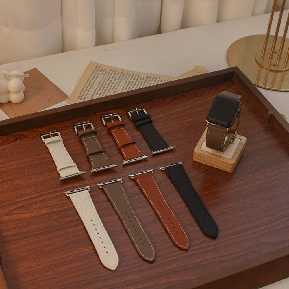 애플워치 소가죽 레더 스트랩 루프 밴드 시계줄 38mm / 40mm / 41mm 공용