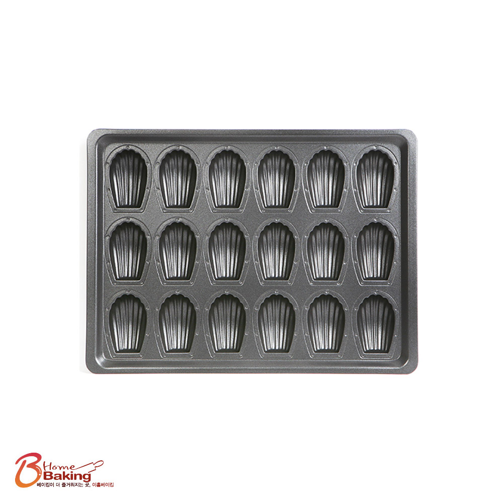 스메그 지에라오븐전용마들렌틀18구 베이킹틀 홈베이킹틀 마드렌느틀 마드렌느팬 업소용마들렌팬