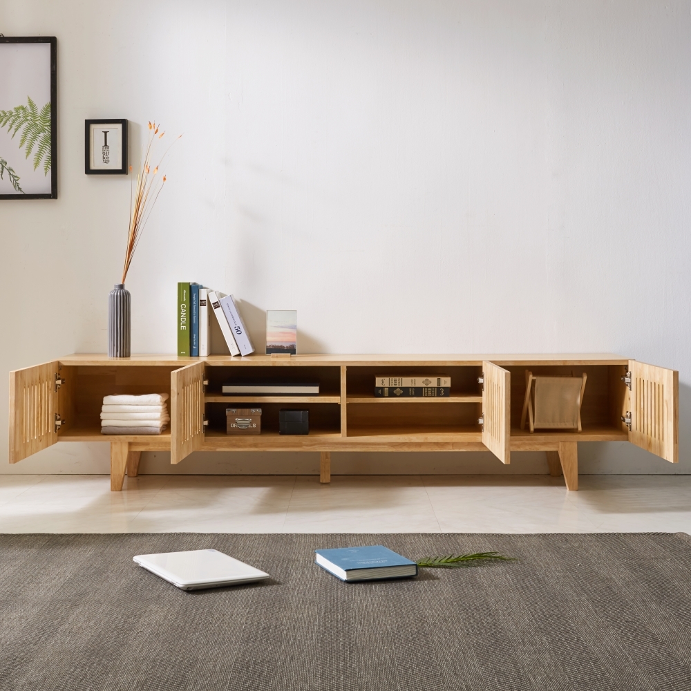 루체른 원목거실장 75인치 85인치 티비장 티비선반 tv장식장