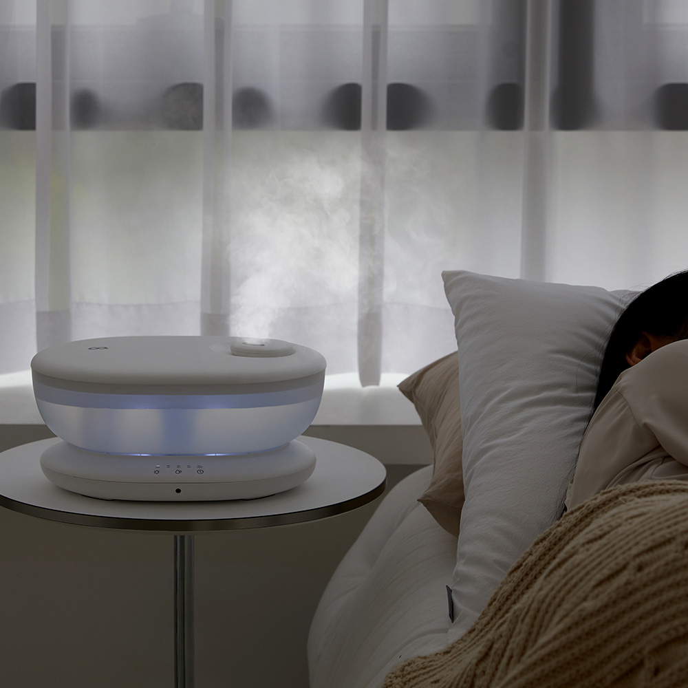 오아 IoT플러스 무드등 미니 가습기 통세척 무드 초음파 소형 원룸 신생아 세척편한 안방