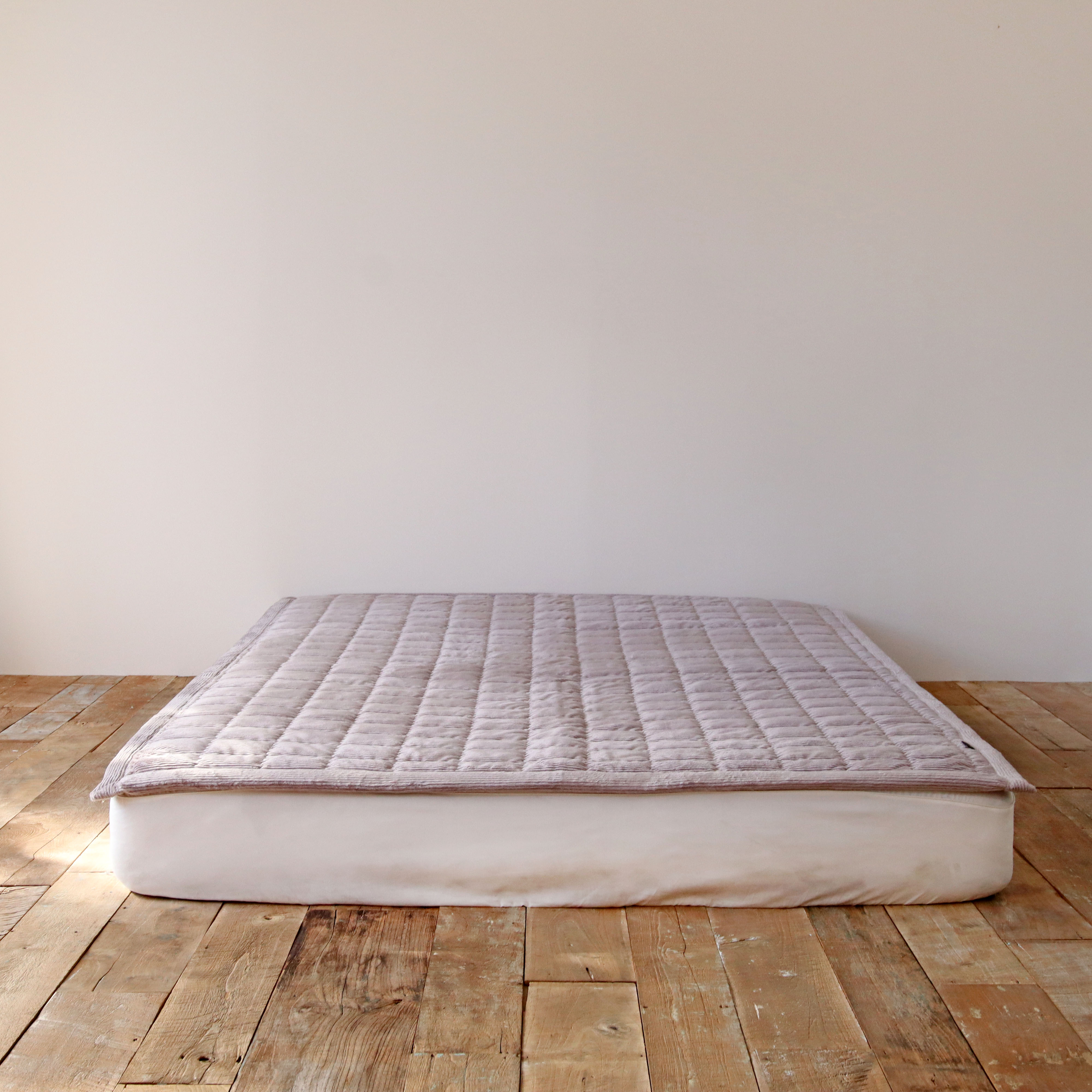 코듀로이 착번아웃 극세사 겨울 침대 매트리스 미끄럼방지 논슬립 패드 슈퍼싱글