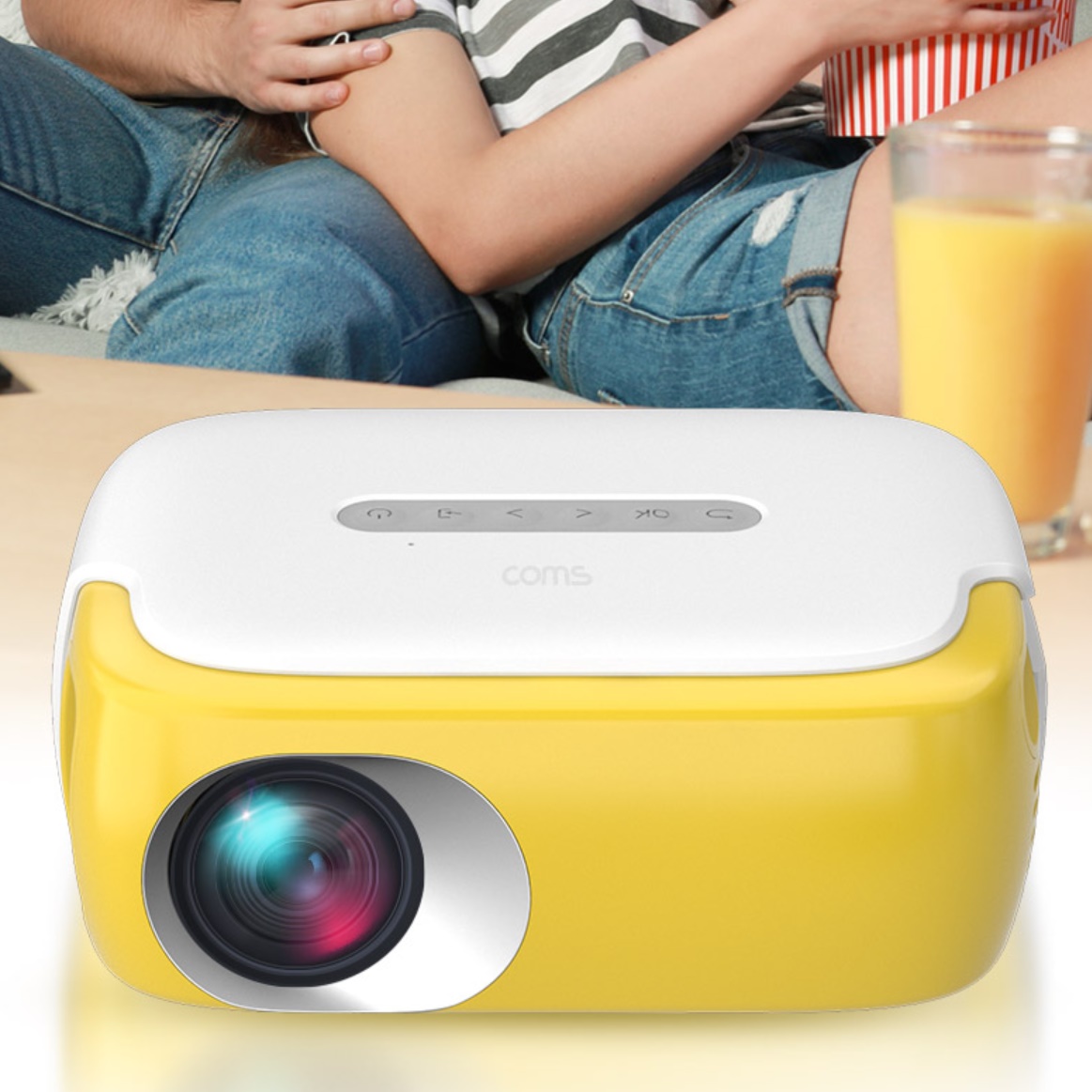 휴대용 프로젝터 미니 빔 프로젝트 캠핑용 캠핑프로젝터