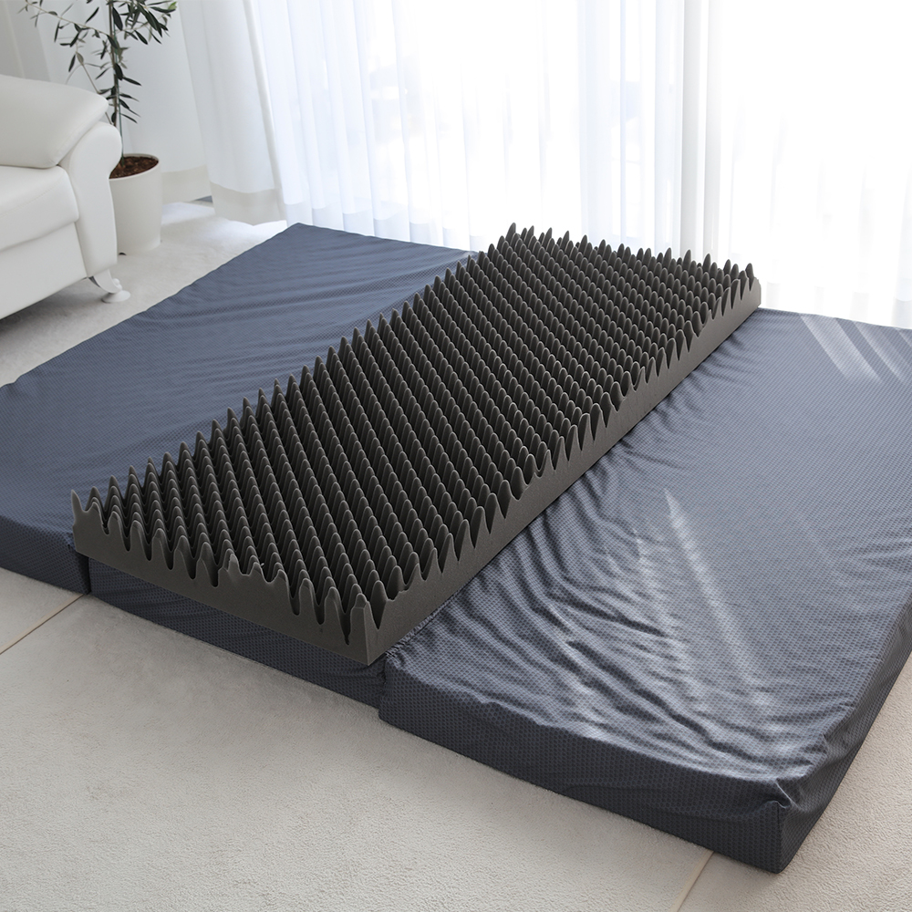 수면도감 3단 접이식 매트리스 두께 11CM 싱글