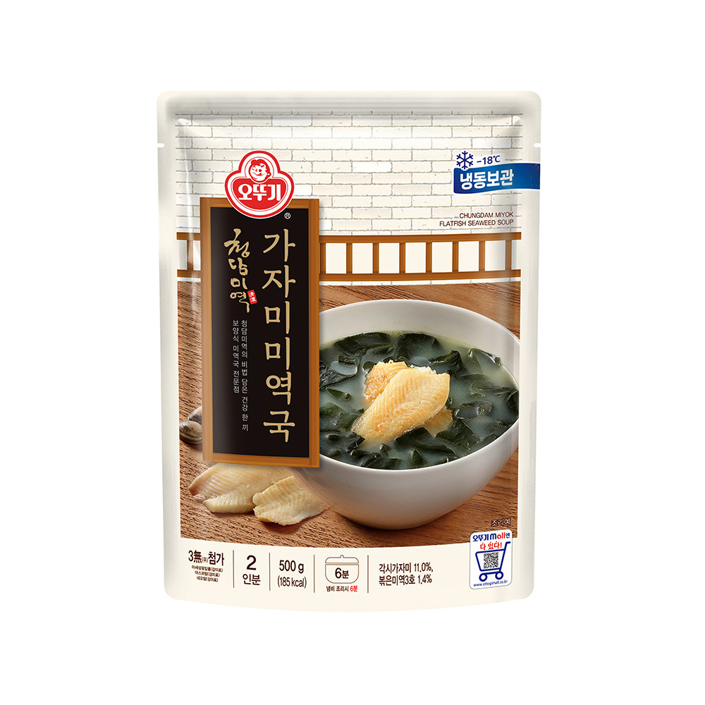 오뚜기 청담미역 가자미미역국 500g - 상품 이미지