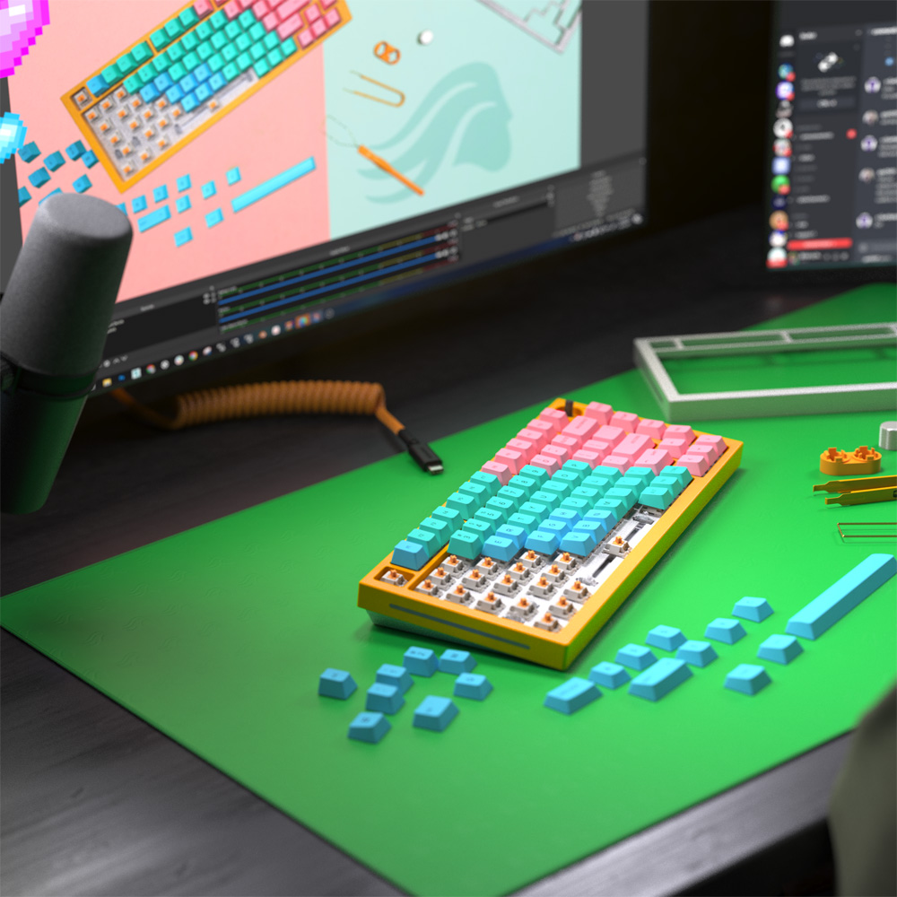 글로리어스 크로마키 마우스패드, 영상 촬영 배경 제거