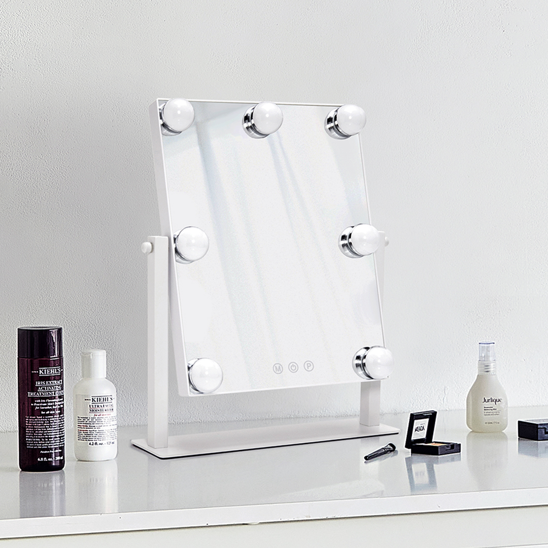 이데컴퍼니 무선 led거울 탁상 조명거울