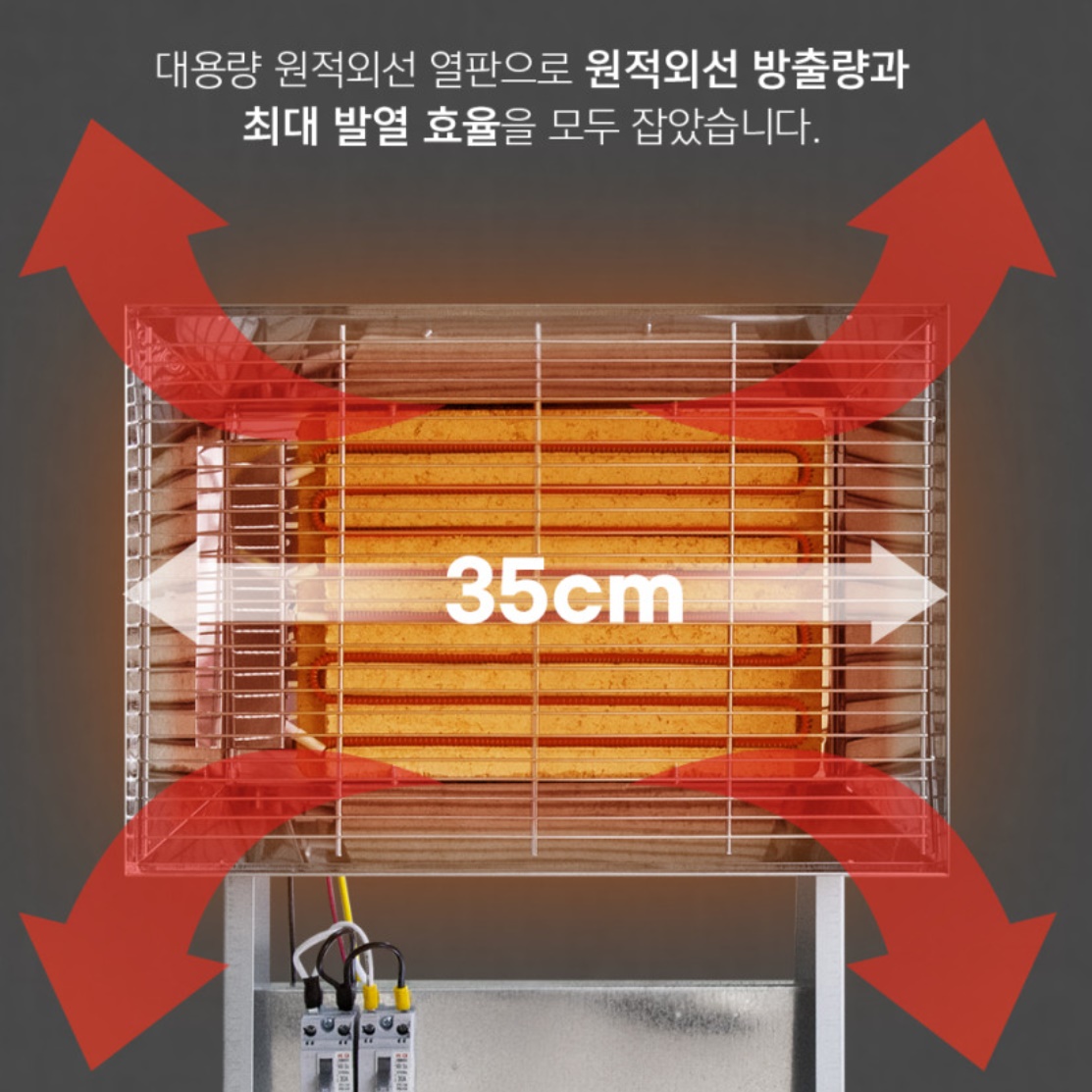 산업용히터 공업용히터 반사판난로 공장 공장용 대형난방기