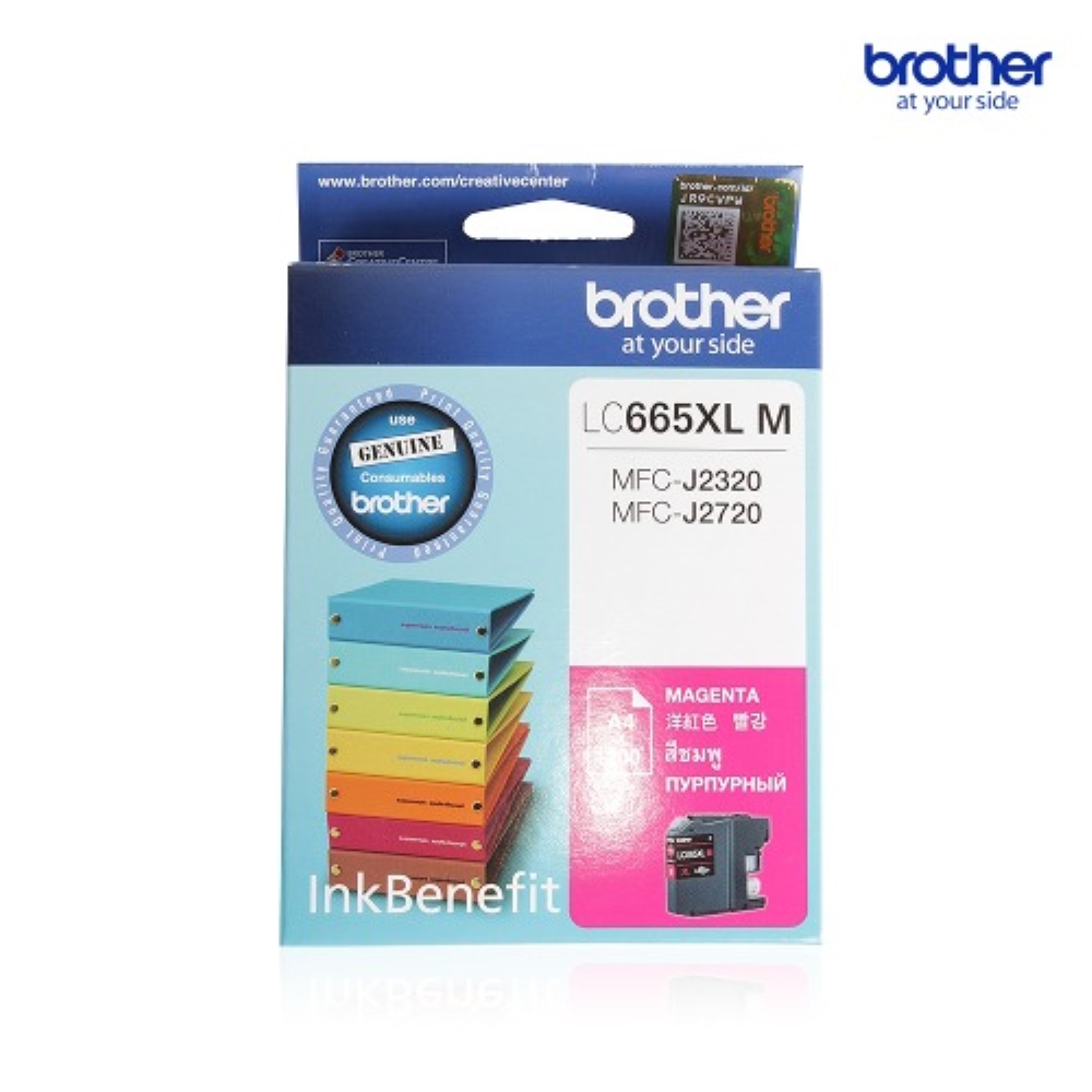 브라더 정품잉크 LC665XL M 빨강 / J2320 J2720 - 상품 이미지