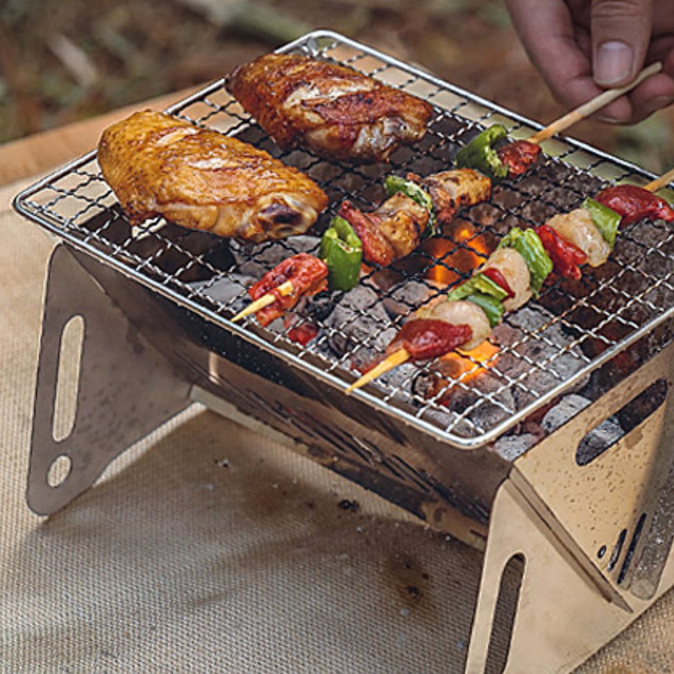 숯불꼬치구이기 개인화로