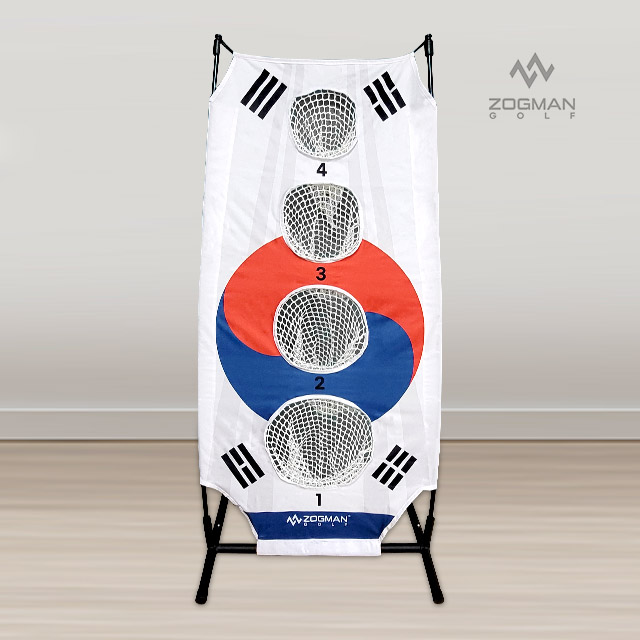 조그만 골프 실내 어프로치 연습기 홈골프 가정용골프 용품 인조 잔디 고급형 치핑네트 - 메인 이미지
