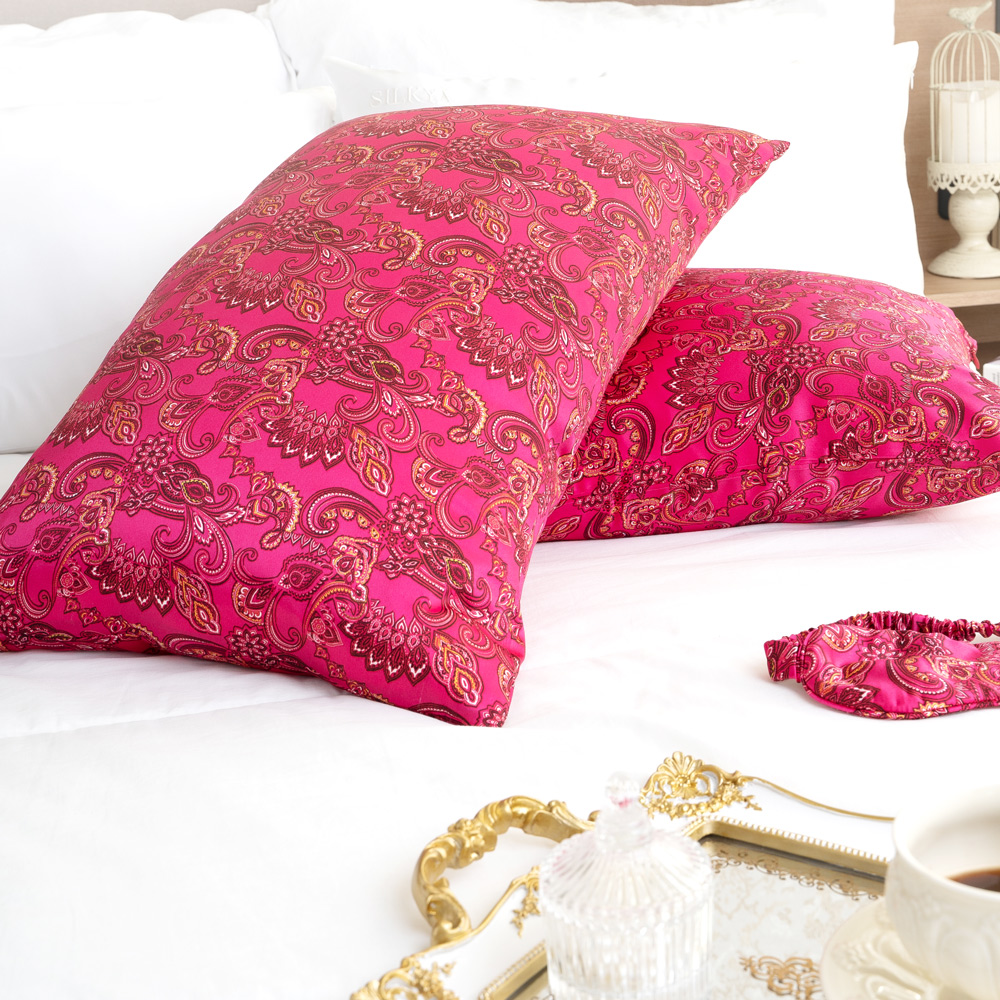 실키아 천연 실크 베개 커버 호텔식 베갯잇 베겟잎 숙면 베개덮개 알러지케어(50X70)