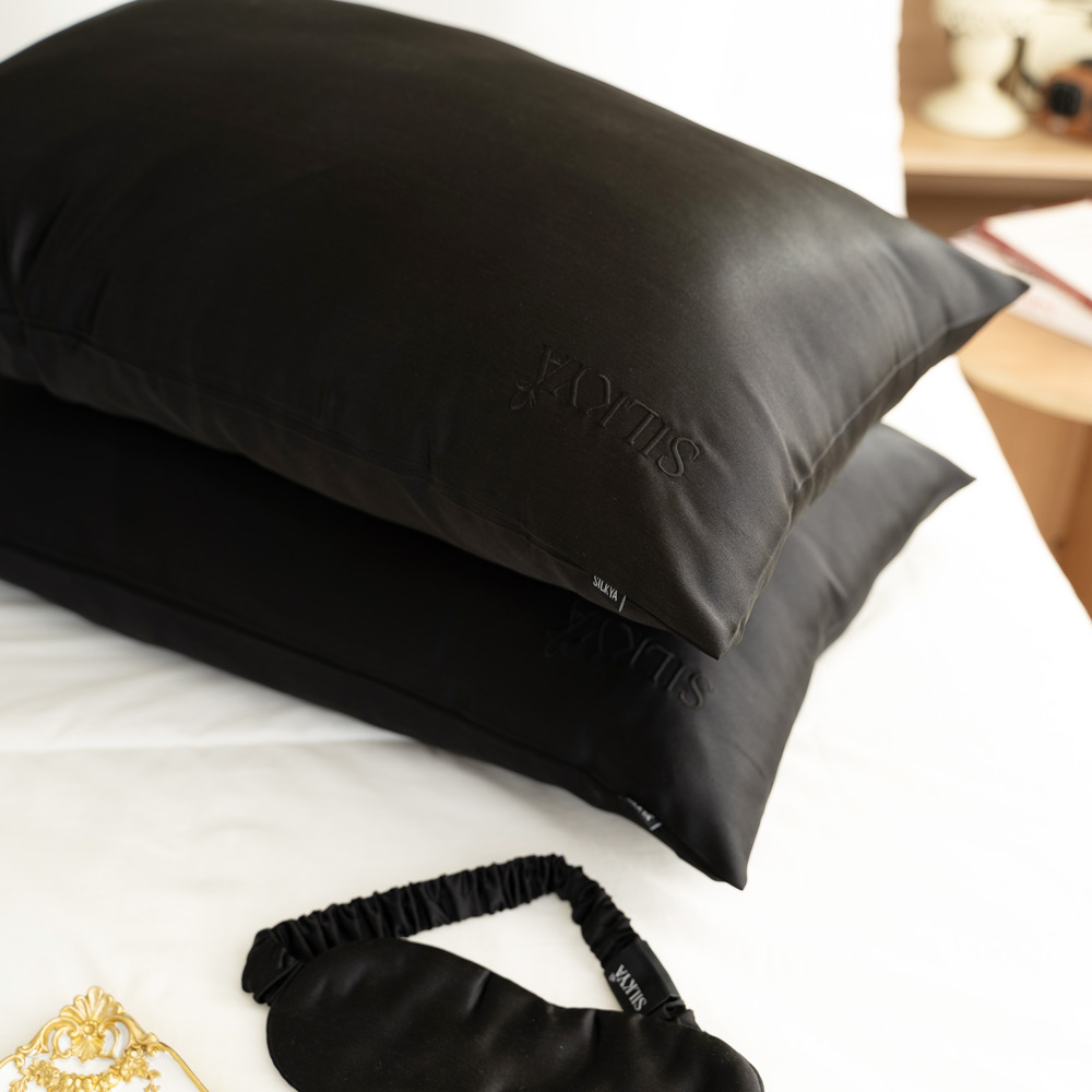 실키아 천연 실크 베개 커버 호텔식 베갯잇 베겟잎 숙면 베개덮개 알러지케어(50X70)