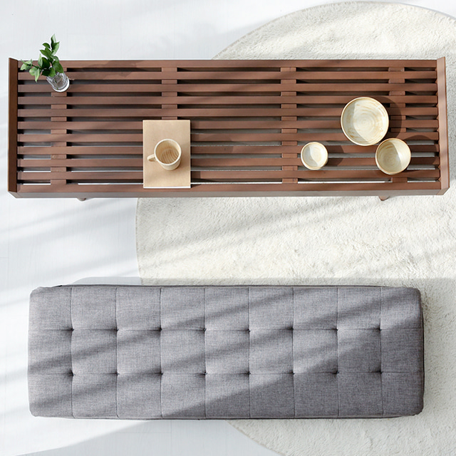 벤치형소파 나무 거실 벤치 등받이없는 긴 평상 쇼파