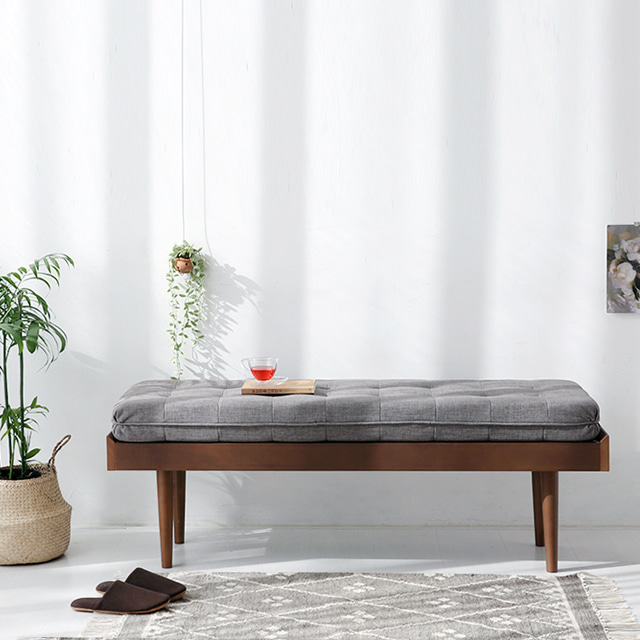 벤치형소파 나무 거실 벤치 등받이없는 긴 평상 쇼파