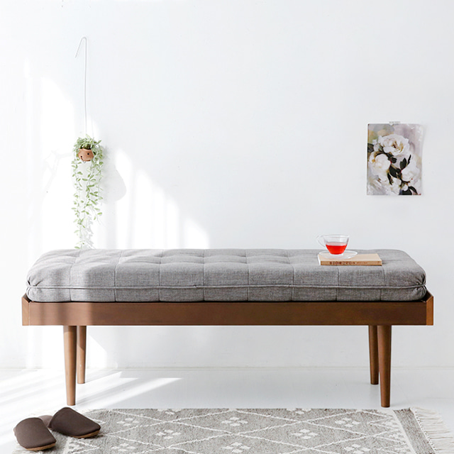 벤치형소파 나무 거실 벤치 등받이없는 긴 평상 쇼파