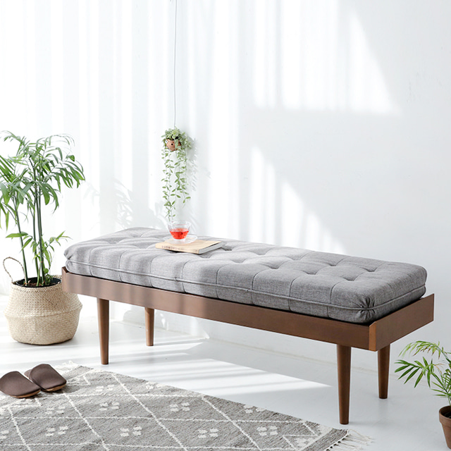 벤치형소파 나무 거실 벤치 등받이없는 긴 평상 쇼파