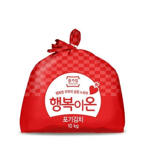 대상 종가집 행복이온 포기김치 10kg