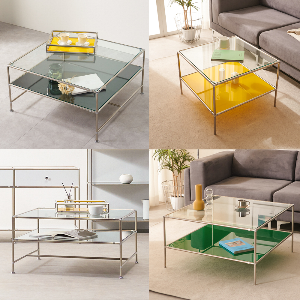모듈테이블 유리테이블 소파 테이블 낮은 커피 탁자 580