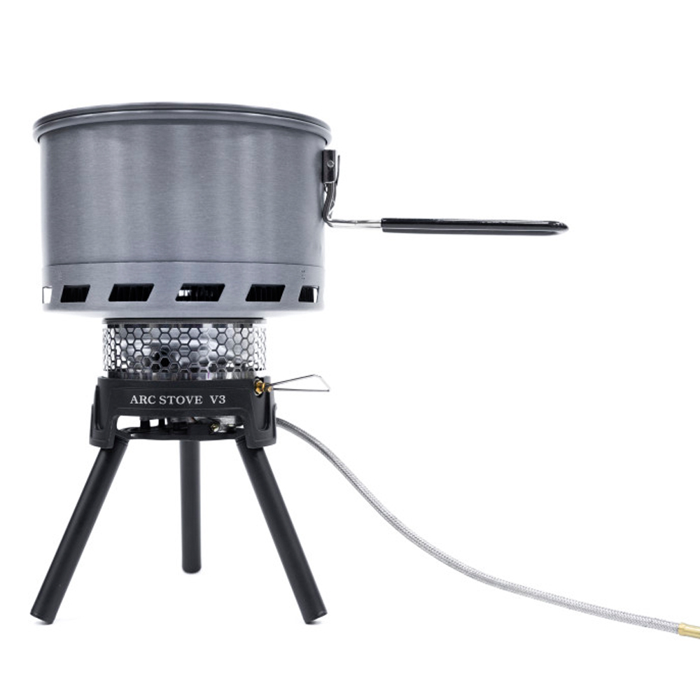 가스웨어 아크스토브 V3 백패킹 리액터 미니 버너 난로 가스콤 실버