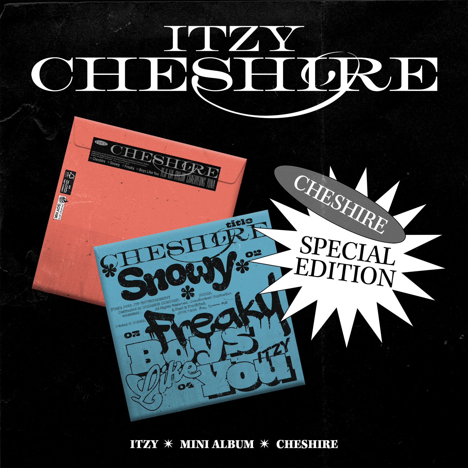 있지 체셔 CHESHIRE 미니6집 앨범 SPECIAL ITZY 스페셜 B(블루) - 상세 이미지 2