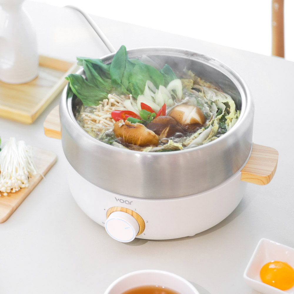 보아르 혼요 멀티쿠커 분리형 전기 샤브샤브 전골 냄비 만능 스마트 쿠커 그릴팬 핫플레이트