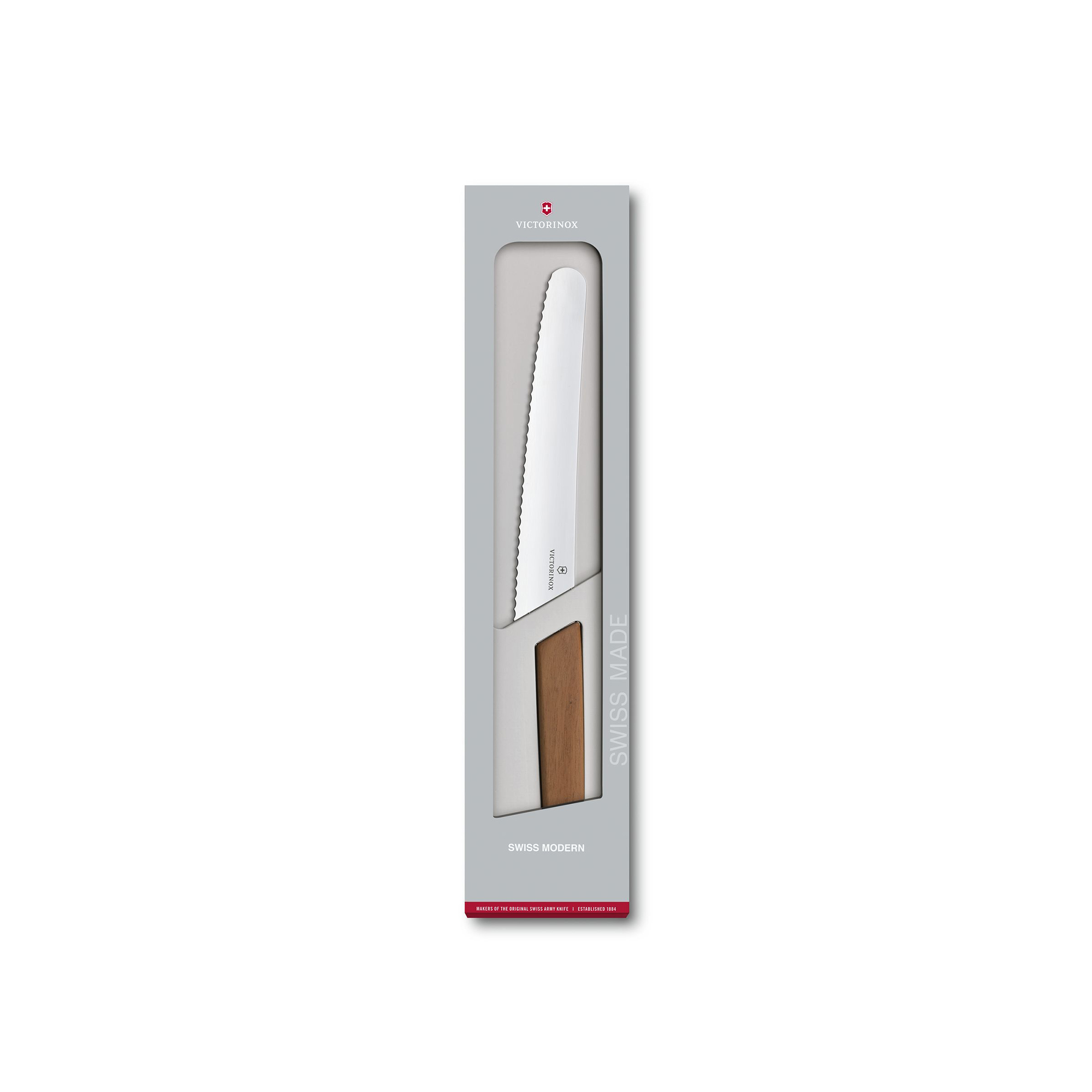 빅토리녹스 스위스 모던 커트러리 우드 브레드 & 페이스트리 나이프 - 22cm 6.9070.22WG - 상세 이미지 3