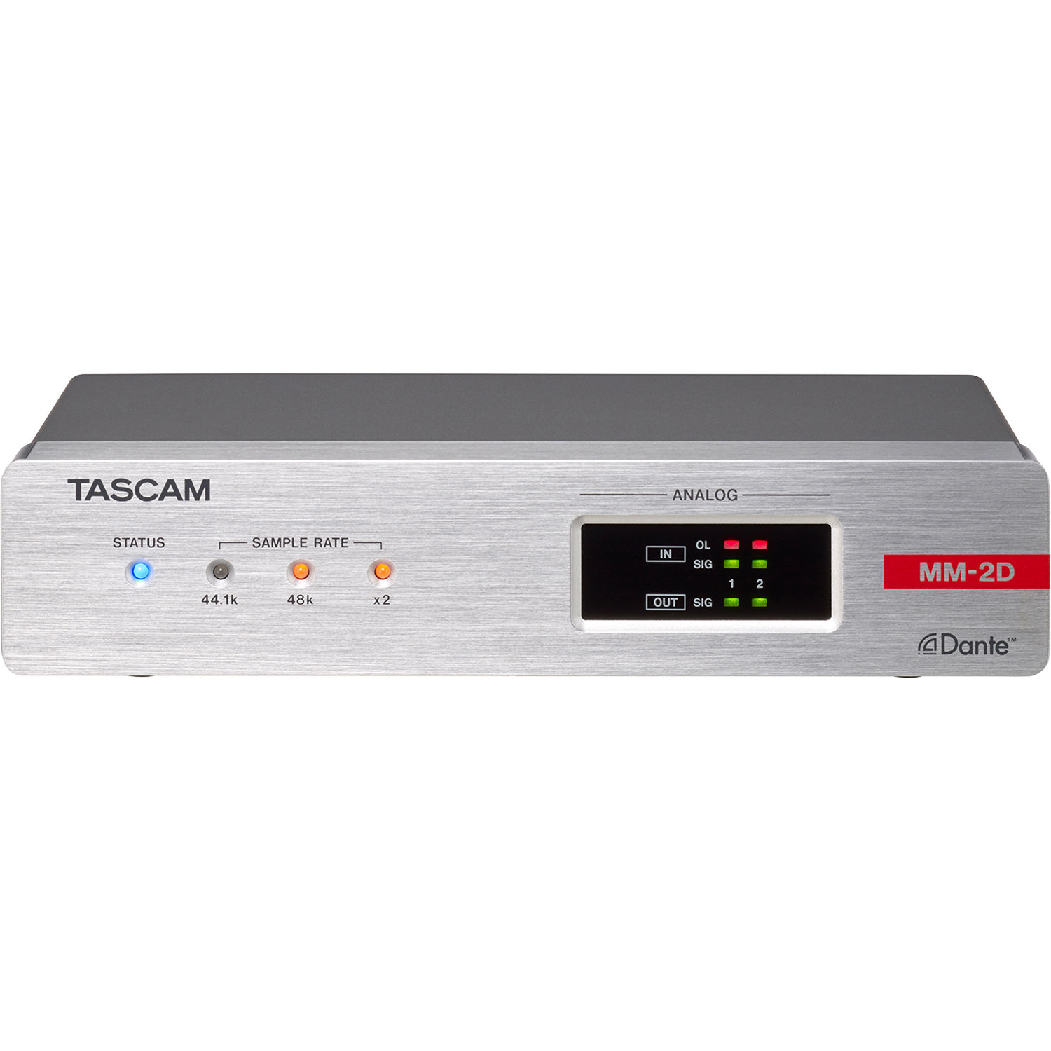 TASCAM MM-2D-X Dante 타스캠 마이크 라인 입출력 단테 컨버터 - 메인 이미지
